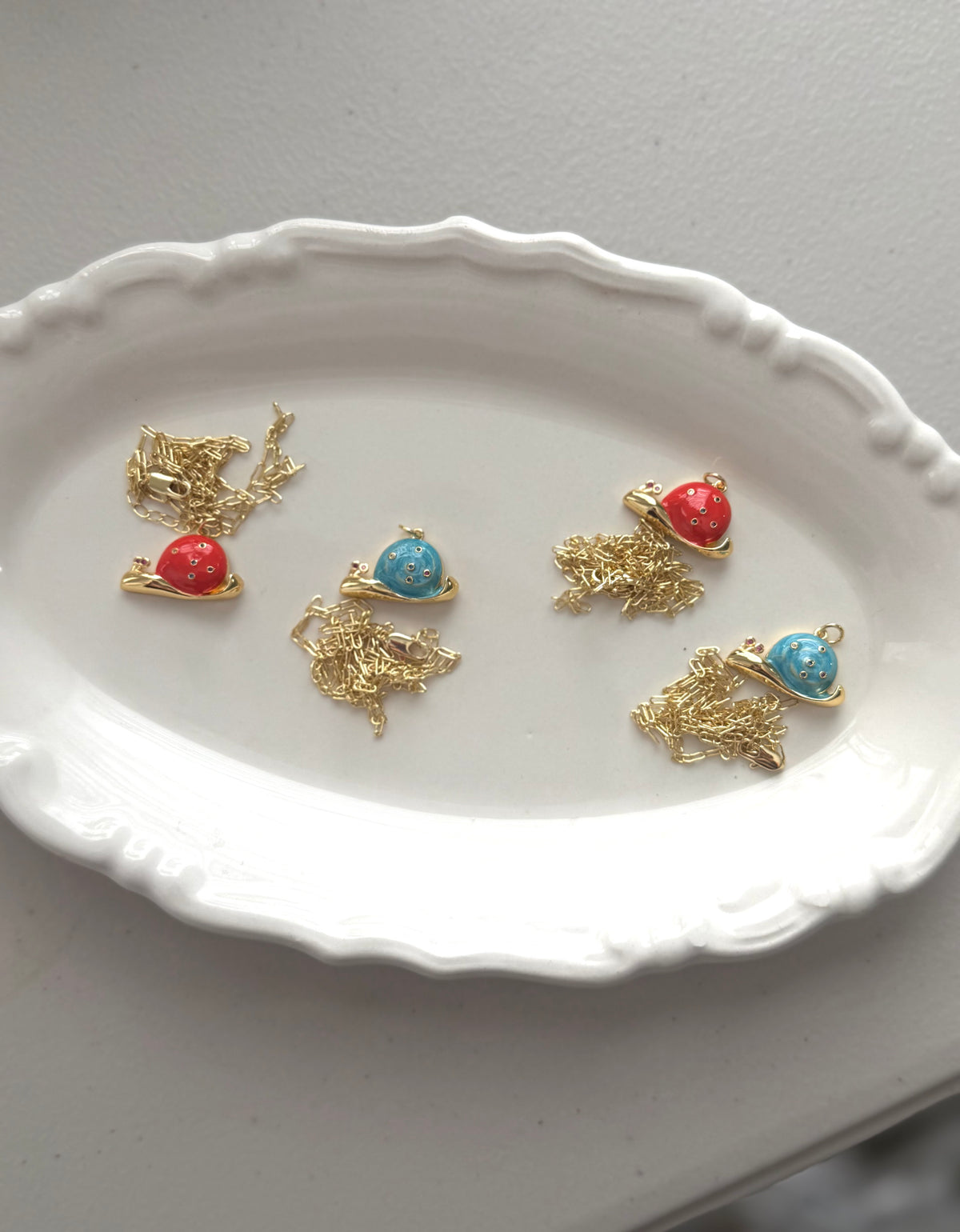 Shelly Snail Necklace
