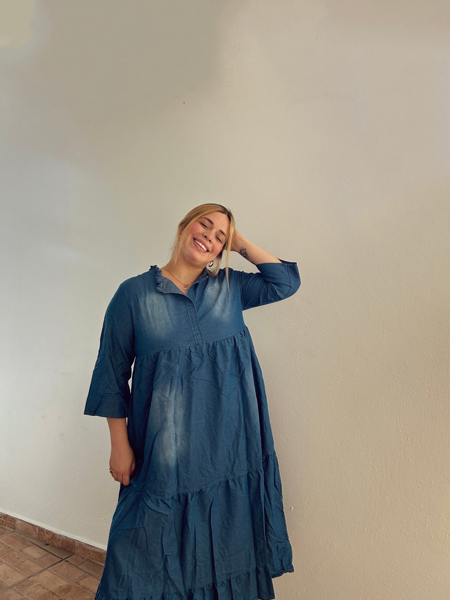 Denim Maxi Dress