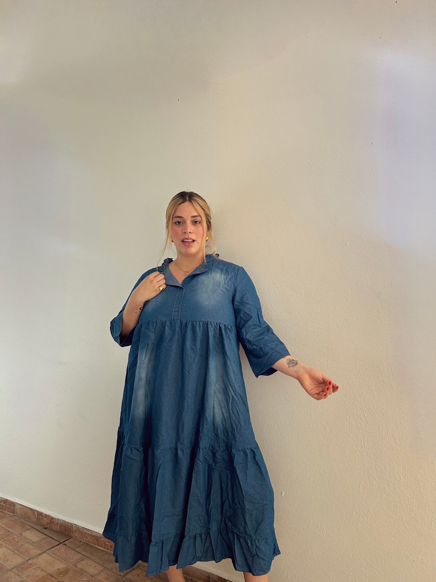 Denim Maxi Dress