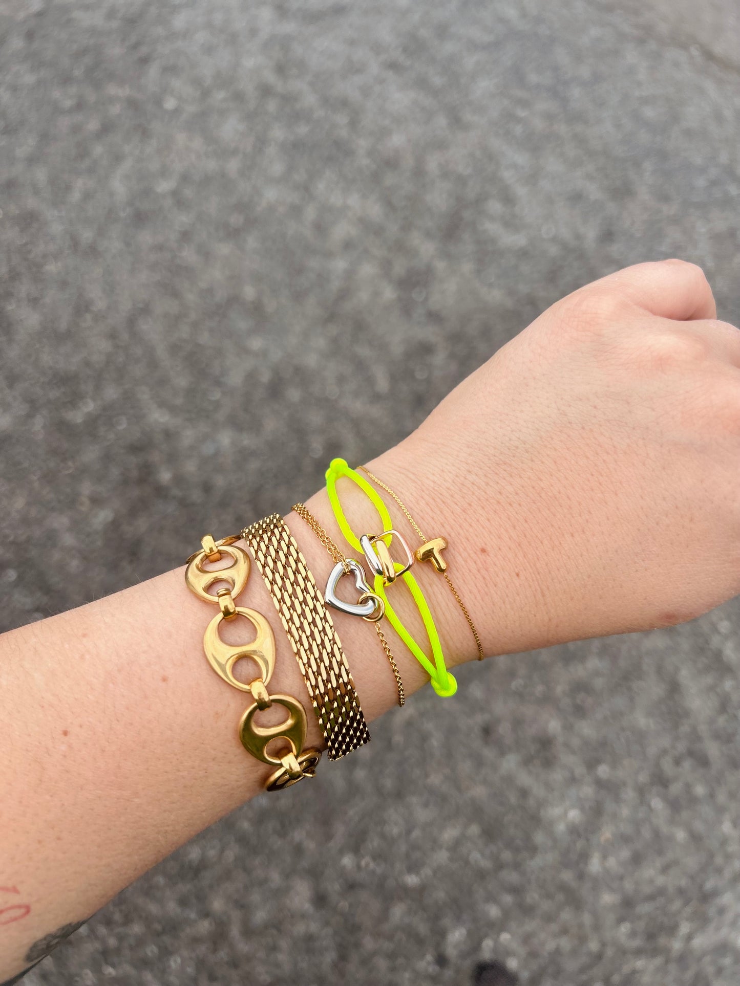 Bubble Letter Bracelet
