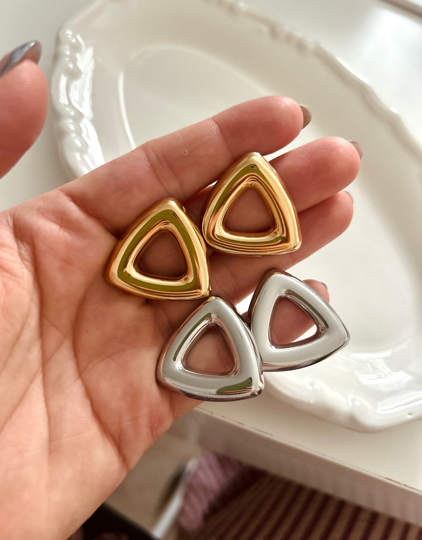 Mika’s Triangle Studs