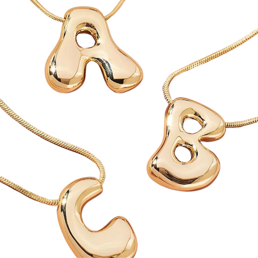 Bubble Letter Necklace