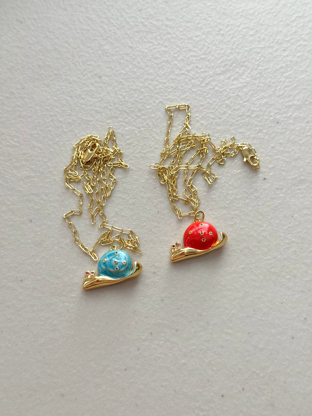 Shelly Snail Necklace