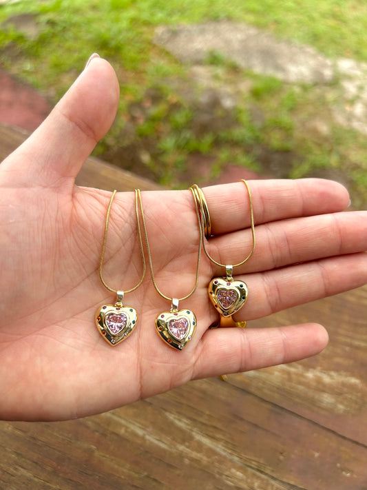 Colorful Heart Necklace