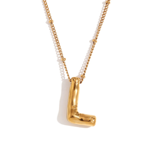Balloon Initial Necklace